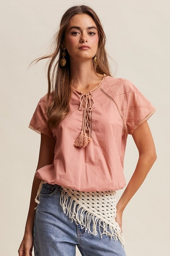 Blusa rosa