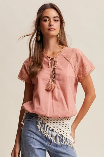 Blusa rosa