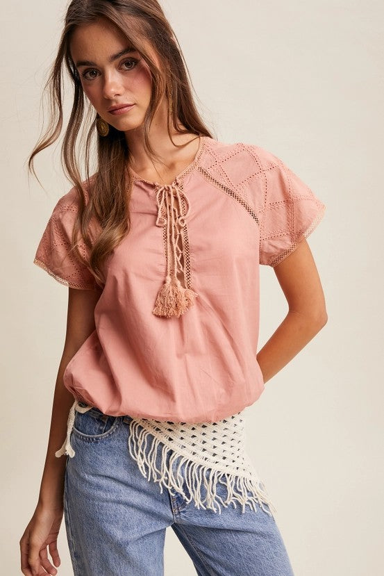 Blusa rosa