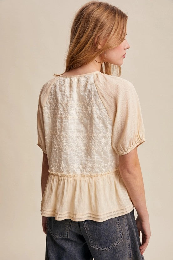 Blusa Ecru
