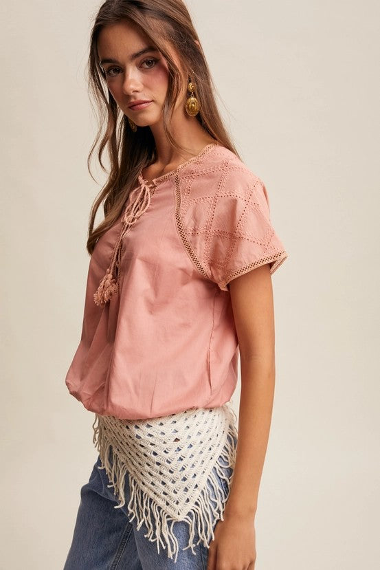 Blusa rosa