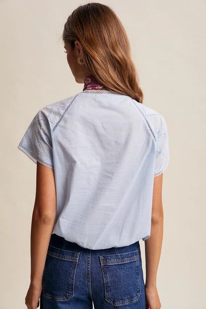 Blusa azzurra