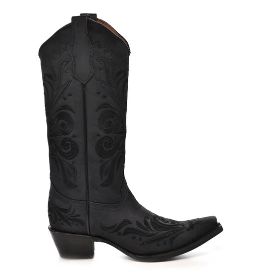Stivali Western Circle G by Corral neri con ricamo