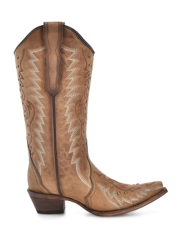Stivali Western Circle G by Corral color sabbia