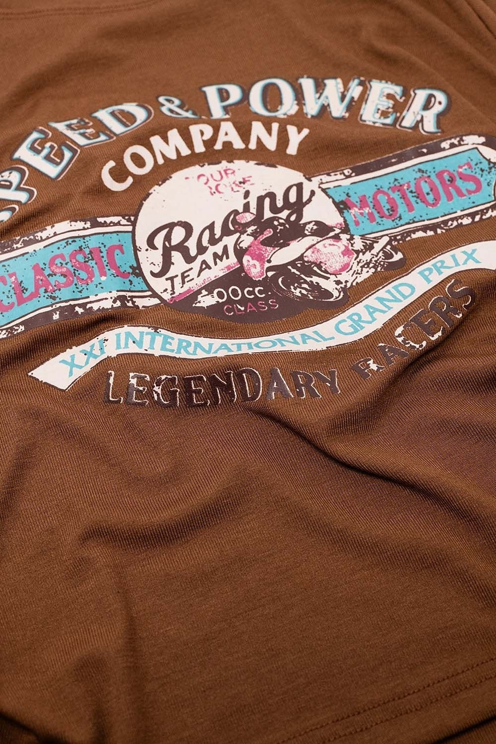 T-shirt marrone