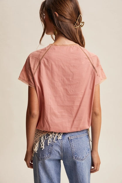 Blusa rosa