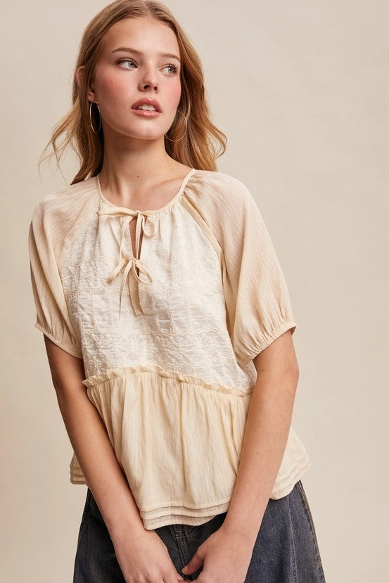 Blusa Ecru